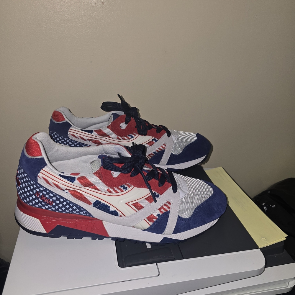 Diadora N9000 USA Edition Red White And Blue Men’s 13.5
